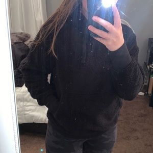 sherpa hoodie